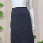 Tahari Black Gray Tweed Pencil Skirt Photo 1