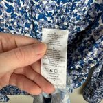 Cooper and Ella Cooper‎ & Ella Womens Blue Floral Button Up Shirt Sz 1X | Classic Casual Office Photo 8