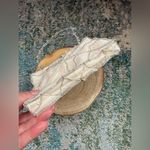 Vintage Y2K Eyeful beaded floral bridal wedding purse White Photo 5