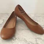 Ballet Flats, Size 7W Brown Photo 0