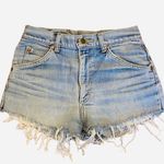 Lee Vintage Rider Denim Jean Shorts Cutoffs 27 28 Photo 0