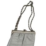 SILVER Evening Bag Long Or Short Chain Attached Change Purse Photo 7