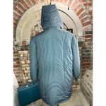 cocoon coat quilted hood 1980s gray toggle buttons Size undefined Photo 6