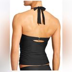 Athleta  34B/C Black Tara Halter Tankini Photo 1