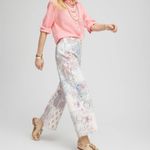 Chico's So Slimming FLR HR WL Crop Patchwork Jeans sz 3 (16) NWT Photo 1