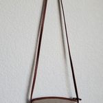 Liz Claiborne Vintage Zippered Leather Purse Clutch Cream Leather Brown … Photo 8