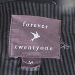 Forever 21 Black Moto Jacket Joan Jett Style Size Medium Edgy Punk Goth Photo 9