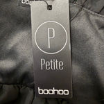 Boohoo Petite Black Ruffle Peplum Crop Top Size 4 NWT Photo 7