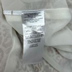 Loft Ann Taylor Brown White Animal Print Tiered Ruffle A-Line Flowy Skirt Size M Photo 4