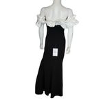 City Studios Junior's Satin Ruffle Off Photo 3