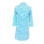 Vineyard Vines Vinyard Vines Shirt Dress Size XS Blue Printed Shift Sankaty UPF Tropical Margo Photo 2