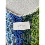 MOTHER Rainbow Crochet Maxi Dress Sleeveless V Neck Boho one size fits all‼️ Yellow Photo 8