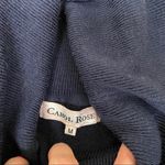 Carol Rose  Cowl Neck Sweater Navy M Photo 4