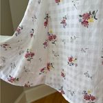 Vintage 90s Paris Sport Club White Floral Lace Back Fit and Flare Dress Large Photo 6