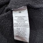 Kendall + Kylie Black Cropped Hoodie Sweatshirt Women’s Medium Photo 2