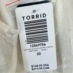 Torrid NWT  Ivory Lace Wedding Dress with Pearls - Size 20 Photo 9