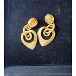 Vintage Gold Tone Heart Link Clip Photo 1