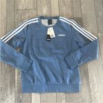 Adidas  Size Medium Blue Sporty Athletic Crewneck Sweatshirt. Photo 8