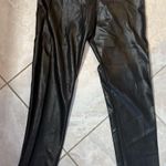 Aritzia Wilfred Leather Leggings Black Photo 0