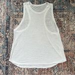 Lululemon  Timeless Classic Tank White Athletic Sheer Sleeveless Shirt Racerback Photo 3