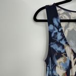 Tommy Bahama  Women's Navy Floral Summer Sleeveless Stretch Maxi Dress Size M‎ Photo 3