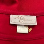 Y2K Christmas M&C Sportswear Red Snowflake Embroidered Long Sleeve Shirt XL Photo 5