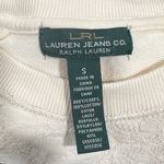 Lauren Ralph Lauren Cream Eyelet Sweatshirt Sweater Photo 8