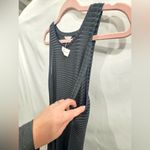 Club Monaco  ribbed midi dress textured knit shark bite hem size medium/large NWT Photo 8