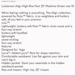 Lululemon  Align High-Rise Pant 25" Maldives Green size 10 Photo 10