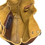 Portland Leather Classic Tote Bag Pebbled Nutmeg w Tassel Charm Brown Photo 4