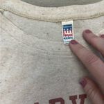 Harvard Law crewneck sweatshirt in oatmeal grey and red #preppy #collegiate Size M Photo 3