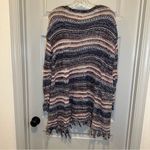Wrangler Blue/Pink Knit Striped Long Sleeve Open Front Cardigan S Photo 8