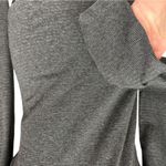 United Colors Of Benetton Benetton Black White Striped Long Sleeve Stretch Top S/M Italy Minimalist EUC Photo 5