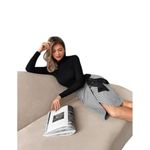 Fancyinn Flannel Plaid A Line Skirt High Waist Faux Wrap Size Large Black White Lined Photo 4