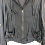 Active Basic  Long Sleeve Hooded Full Zip Jacket Size M Photo 3