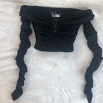 Tiger Mist Black Off The Shoulder Top Photo 2