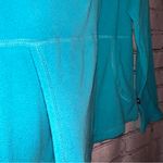 L.L Bean Vintage Hooded Lightweight Athletic Style Fleece Sweatshirt Medium Blue Photo 4