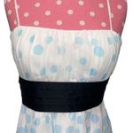 Max and Cleo New blue and black polka dot dress size 6 Photo 6