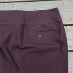 Vintage Brown Lauren Ralph Lauren Cotton Pencil Skirt w/ Buckles Size 8 Photo 4
