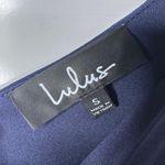 Lulus NWT Navy Blue Leading Role Maxi Dress Size Small Photo 8