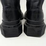 Dr. Martens Maybole Chelsea Boots Black Leather Platform Square Toe US 6 Photo 2