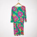 Lilly Pulitzer  Cara Blouson Mini Dress "In The Vias" Floral Size Large Photo 2