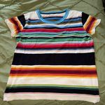 We The Free  Vibrant oversized Striped Tee Photo 0