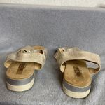 Sesto Meucci GUC Seldred Gold Zipper Sandal Size 9 Photo 4