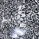 kim rogers  Black and White Floral Mini‎ Skirt Pleats Size 10 Lined Side Zip Photo 6