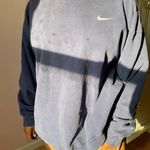 Nike oversized sweatshirt size 2xl pretty blue color vintage piece Photo 0