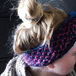 BOUTIQUE Chunky Cable Knit Ear Warmer Headband Teal OS New Winter Blue Photo 4