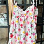 Petal and Pup White Fox bow midi dress embellished floral print sleeveless flowers print Photo 0