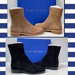Stuart Weitzman Kye Suede Zip Booties casual outdoor winter fall season Photo 1