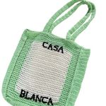 ‎CASABLANCA Crochet Bag Green Photo 5